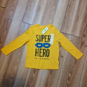 NEW Yellow Long Sleeve Super Hero
